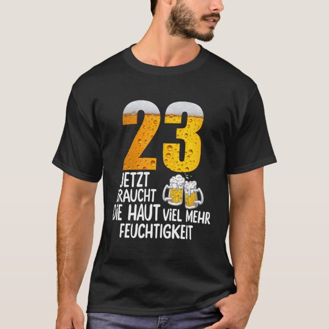 23Th Beer Humour T-Shirt (Front)