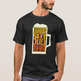 23th Birthday Beer Legendary Since July 1999 T-Shirt