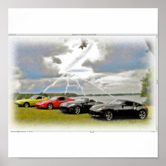 240 To 370 Z Cars Poster