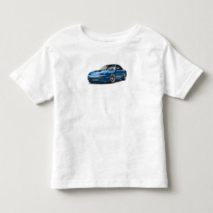 240sx blue car drawing toddler t-shirt