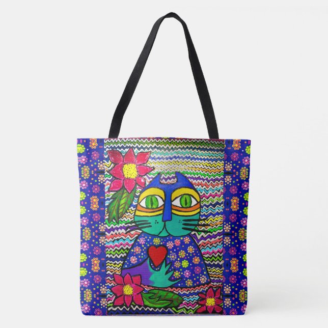 241- Kisa le chat - Sac fourre-tout (Devant)