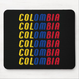 2425 Colombian Flag Soccer Jersey Kit Sport Unifor Mouse Pad