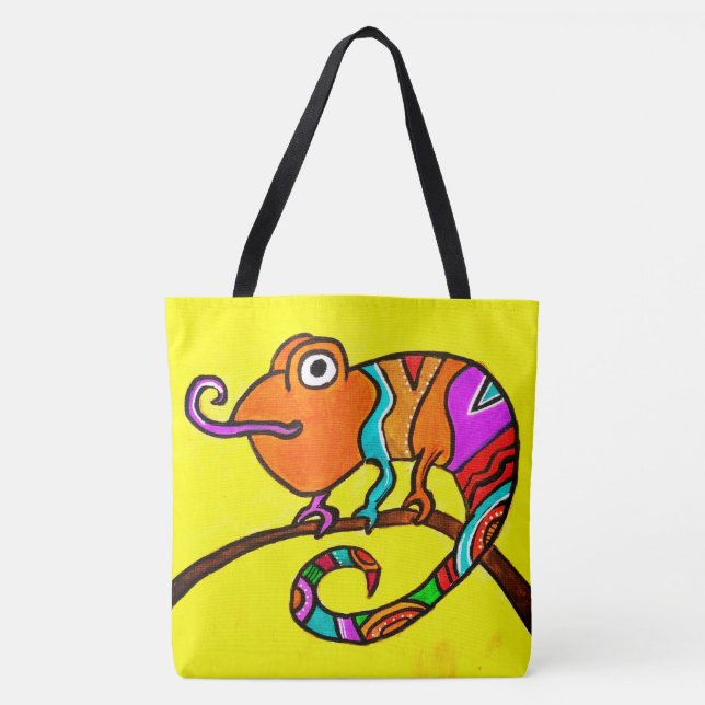 244 - Chameleon -  Tote Bag (Front)