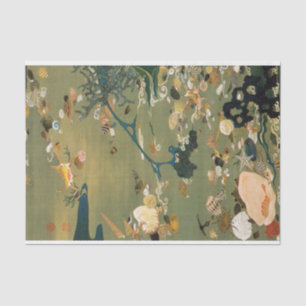 24. 貝甲図, 若冲 Shells, Jakuchū, Japan Art Tissue Paper