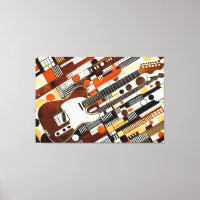 24_002, guitar, abstract, geometric, art
