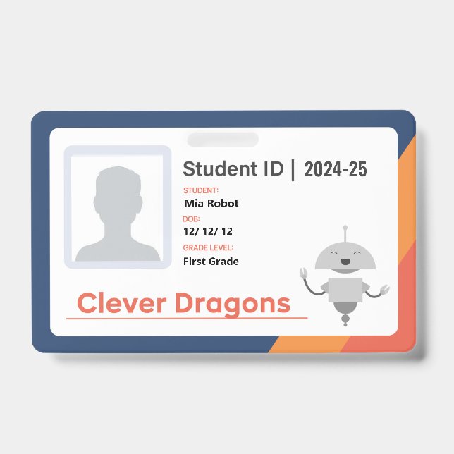 24-25 Clever Dragons Badge (Front)