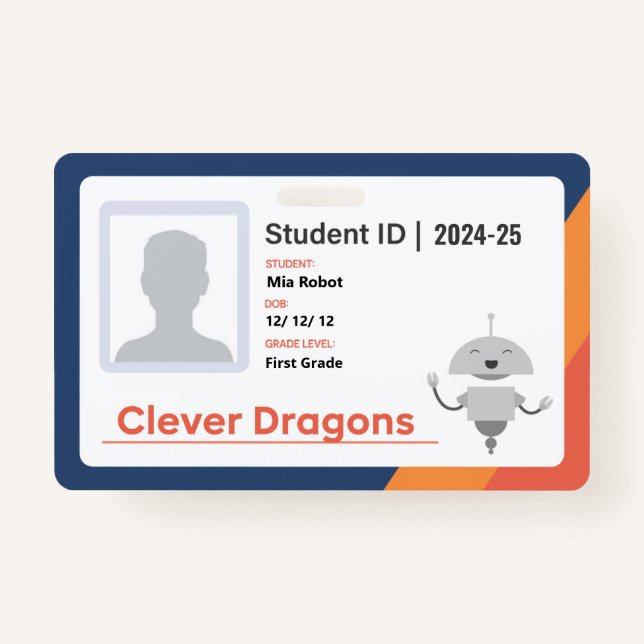 24-25 Clever Dragons Badge (Front)