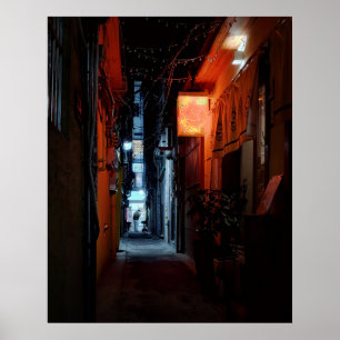 24×30 Seoul Alley Neon Sign Korea Photo Print