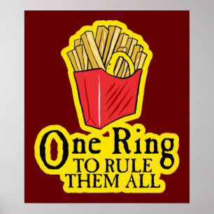 $24.95 One Ring To Rule Them All Poster