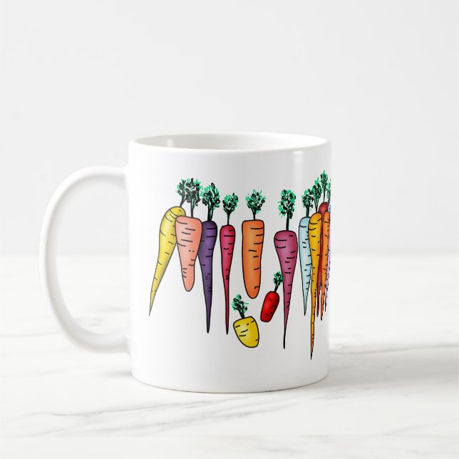 24 Carrot Art Coffee Mug (Left)