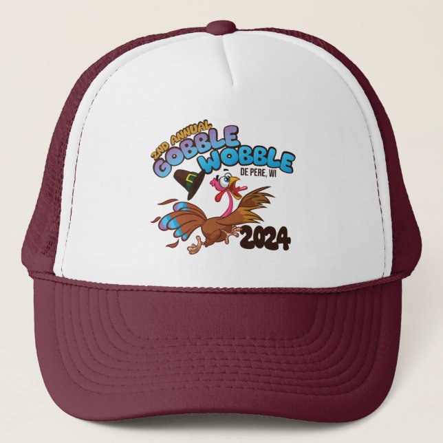 24 Gobble Wobble Trucker Hat (Front)