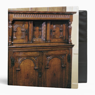 24:Hall cupboard, oak, c.1600 Binder