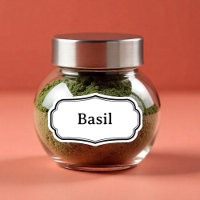 24 herbes et épices de cuisine autocollants étique