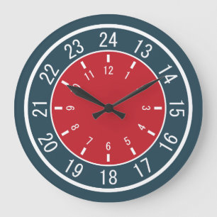 24-HOUR CUSTOM wall clocks