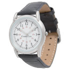 24 Hour Military Time Personalized Watch