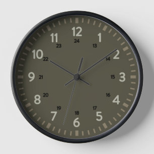 24-Hour School Clock