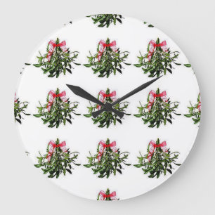 24 HOURS A DAY "MISTLETOE" CLOCK