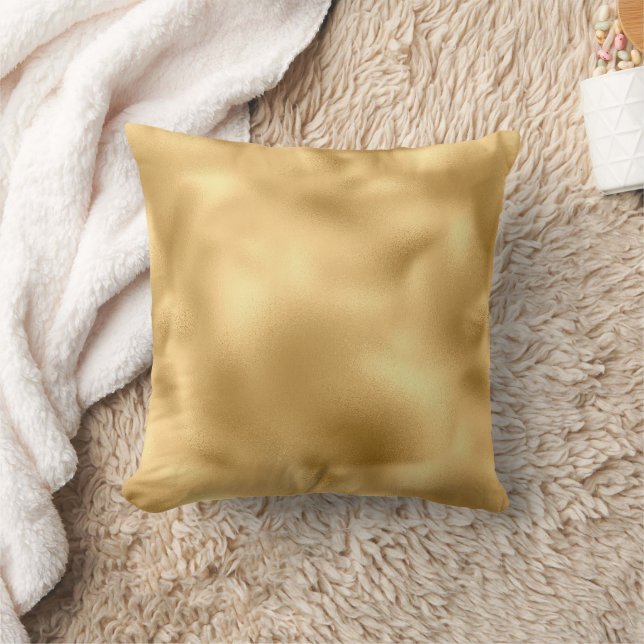 24 Karet Gold Tone Accent  Throw Pillow (Blanket)