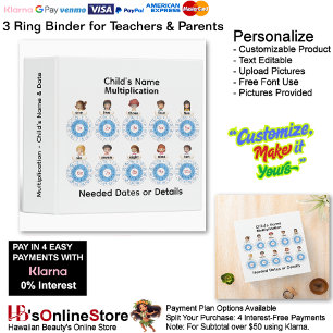 24 Learn Multiplication Child's Name Date Teacher  Binder