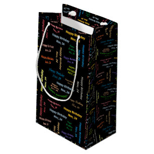 24 novembre Sac cadeau d'anniversaire