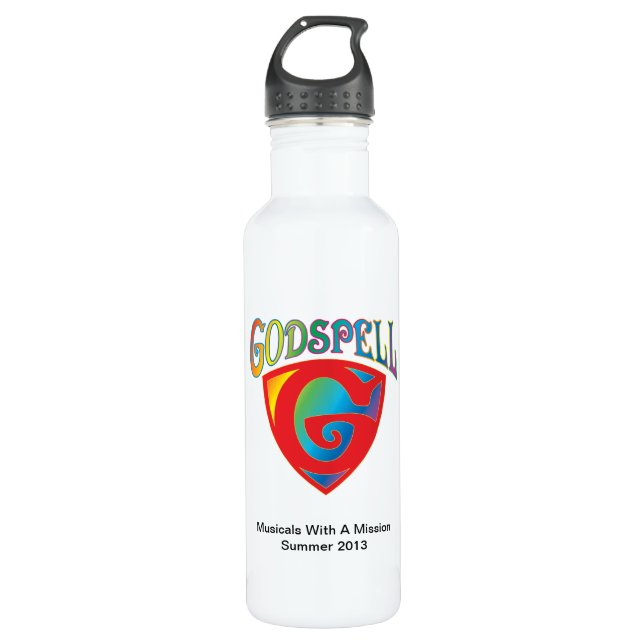 24 oz Godspell 710 Ml Water Bottle (Front)