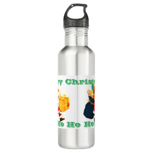 24 oz Size Merry Christmas Wishes text Printed Joy 710 Ml Water Bottle