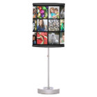24-photo Personalized Photo Table Lamp (Black)