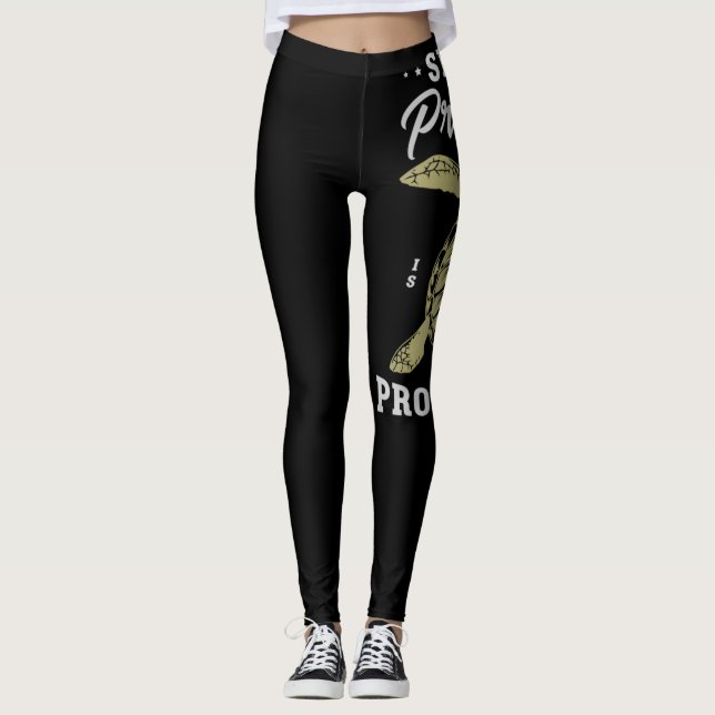 24.Slow Progress Is Still Progress Leggings (Front)
