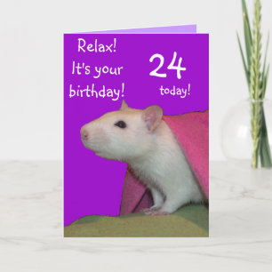 24 today customizable birthday card