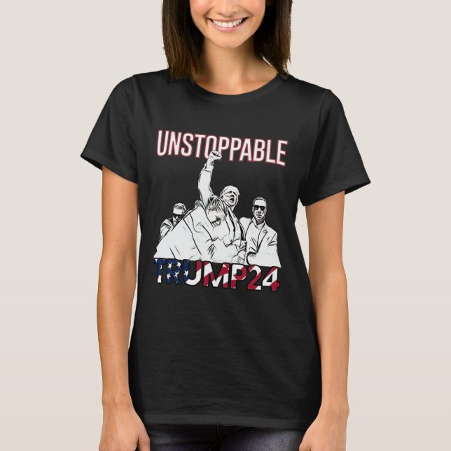 24 Unstoppable (ination Attempt Edition)  T-Shirt (Front)