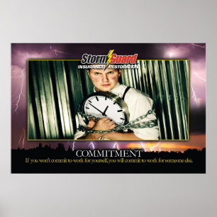 24 x 36" Storm Guard "Commitment" Poster
