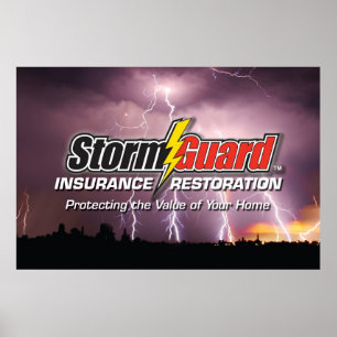 24 X 36 Storm Guard Logo Poster