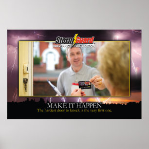 24 x 36" Storm Guard "Make it Happen" Poster