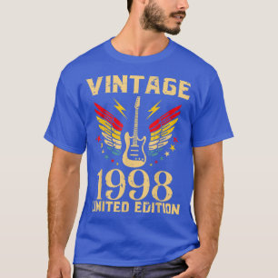 24 Years Old Birthday Guitar Player Guitarist 24th T-Shirt