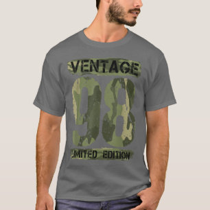 24 Years Old Vintage 1998 24th Birthday Decoration T-Shirt