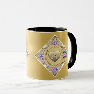 24e Mariage Opal Anniversaire Mug