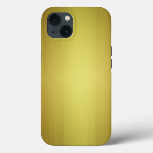 24k Dark Brushed Metal Look iPhone 13 Case