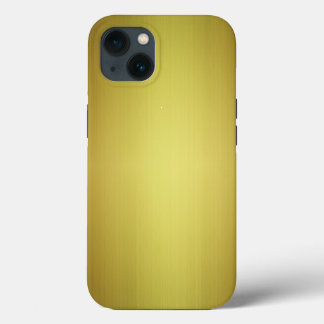 24k Dark Brushed Metal Look iPhone 13 Case