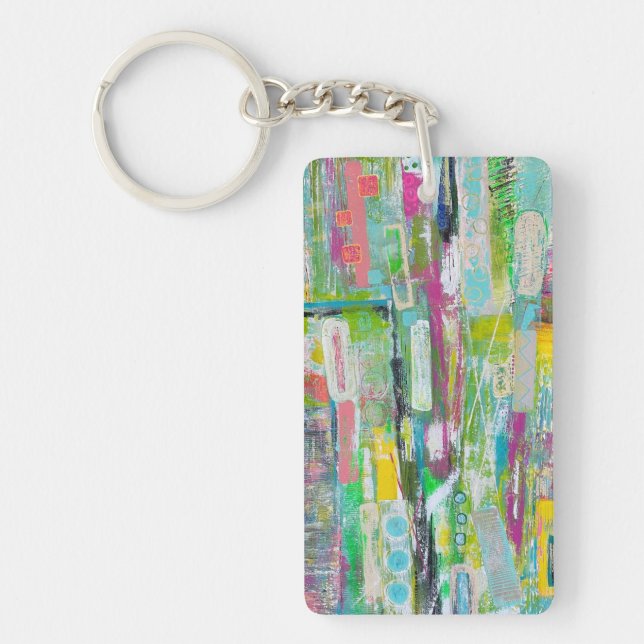 24th and Main Acrylic Keychain (Front)