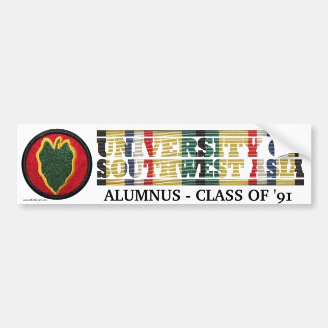 24th Infantry Div U of Southwest Asia Sticker (Front)