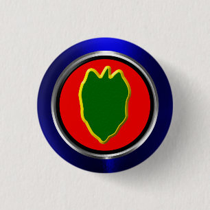 24th Infantry Division “First To Fight” 1 Inch Round Button