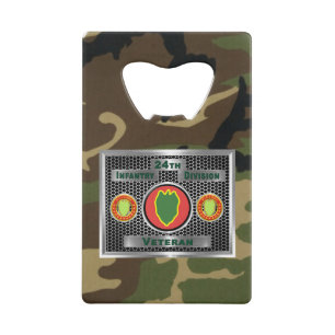 24th Mechanized Infantry Division Credit Card Bottle Opener