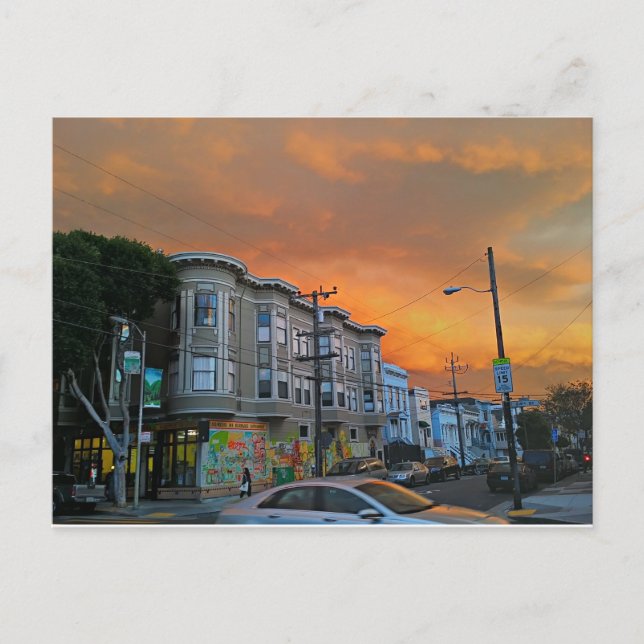 24th Street @ Dusk - San Francisco, CA Postcard (Front)