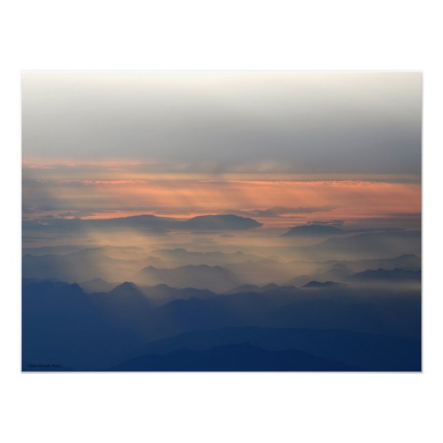 24x18 Cascade Mountain Range Photo Print (Front)