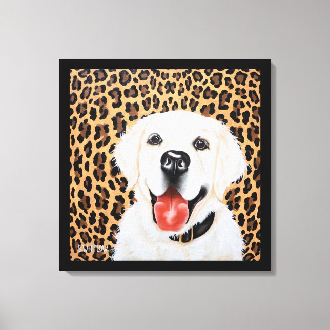 24x24 London the English Golden Retriever Canvas Print (Front)