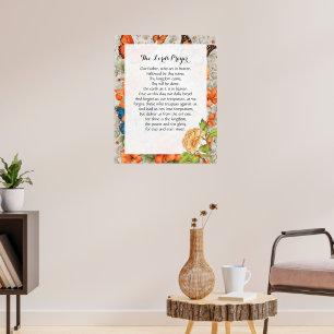 24x30 The Lord's Prayer Poster Print
