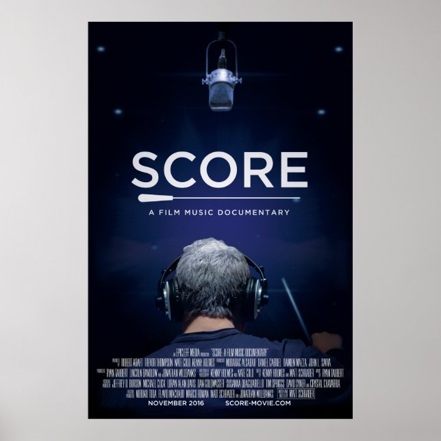 24x36 Poster SCORE : Un documentaire de musique de (Devant)