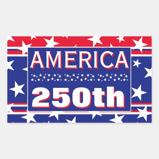 250 AMERICA STICKER (Front)