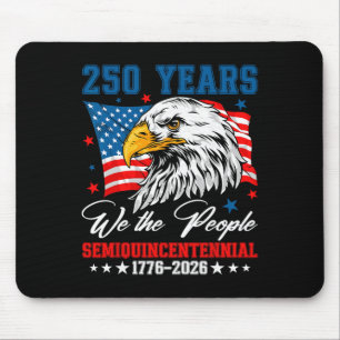 250 American Years 1776 2026 250th Birthday Eagle Mouse Pad