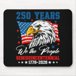 250 American Years 1776 2026 250th Birthday Eagle Mouse Pad
